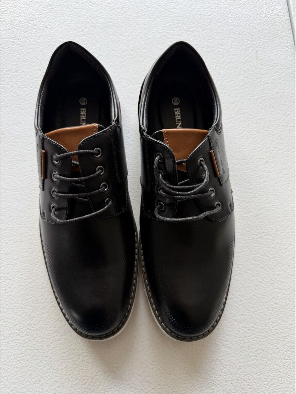 Bruno Marc Men's Casual Shoes Size 10 Color Black In Perfect Condition